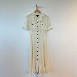 J Crew Collared Shirt Dress